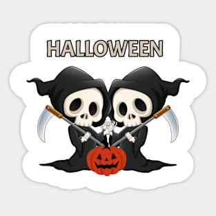 Halloweenpumpkinn Sticker